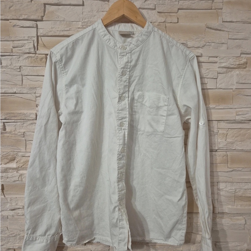 Men's White Casual Shirt